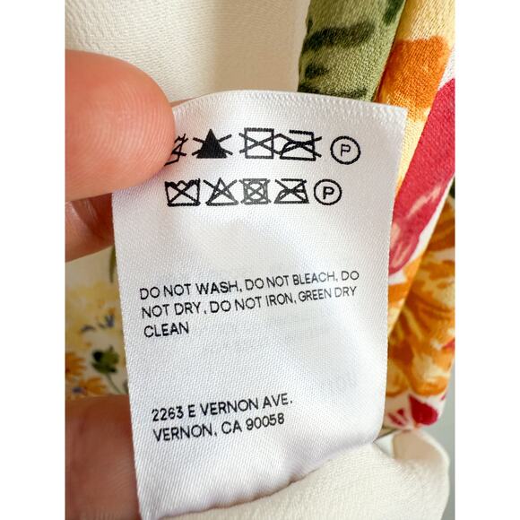 Reformation | NWT Nikita Dress in Floral Bouquet | Sz 10 - Picture 7 of 12